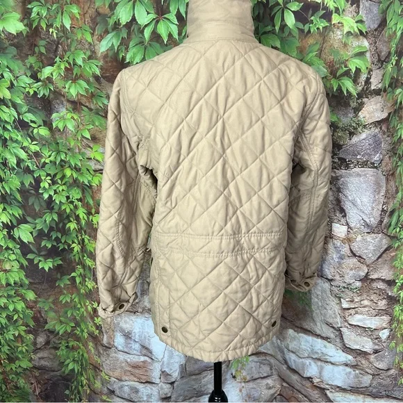 LAUREN RALPH LAUREN Tan Quilted Field Jacket, M - Picture 9 of 13